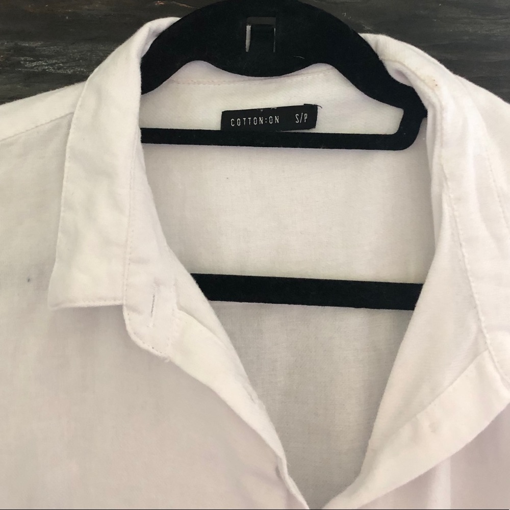 Cotton On White Button Up - Picture 3 of 5